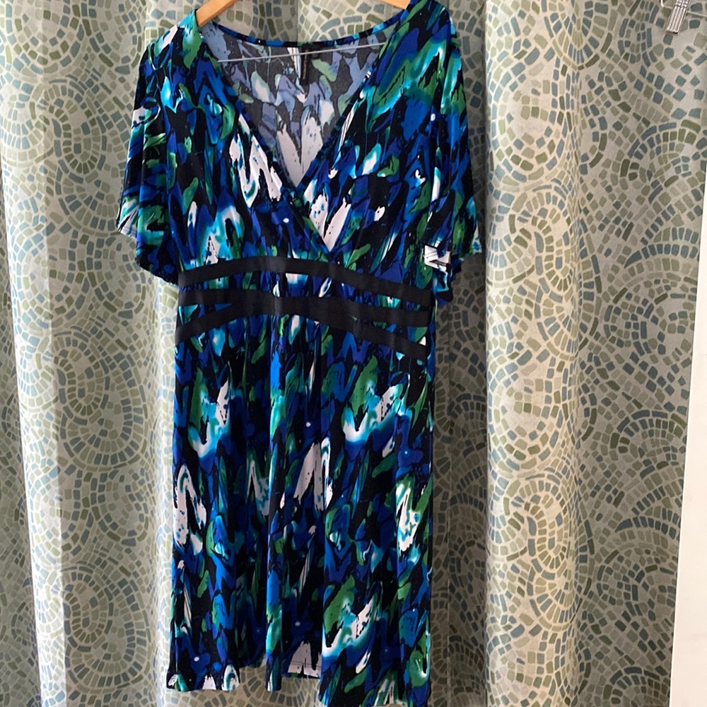 Susan Lawrence Watercolor Dress L